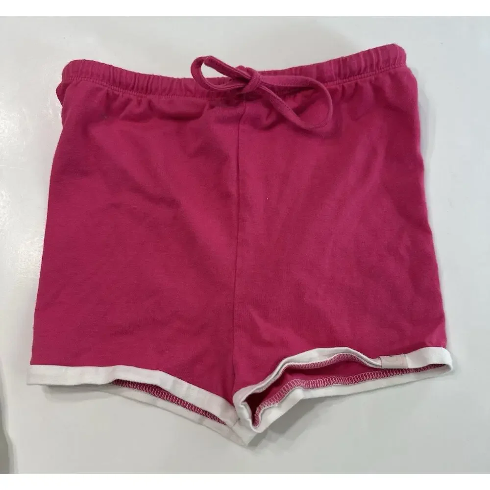 Omi Jo Well Dressed Wolf Rainbow Heart Tunic Pink Shorts Size 8